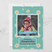 ファーストライス「アナンパラシャン」インディアンベビー画像 招待状 (裏面)