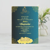 ファーストライス「アナンパラシャン」インディアンベビー画像 招待状 (スタンド正面)