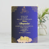 ファーストライス「アナンパラシャン」インディアンベビー画像 招待状 (スタンド正面)