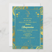 ファーストライス「アナンパラシャン」インディアンベビー画像 招待状 (正面)