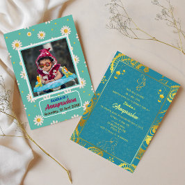 ファーストライス「アナンパラシャン」インディアンベビー画像 招待状