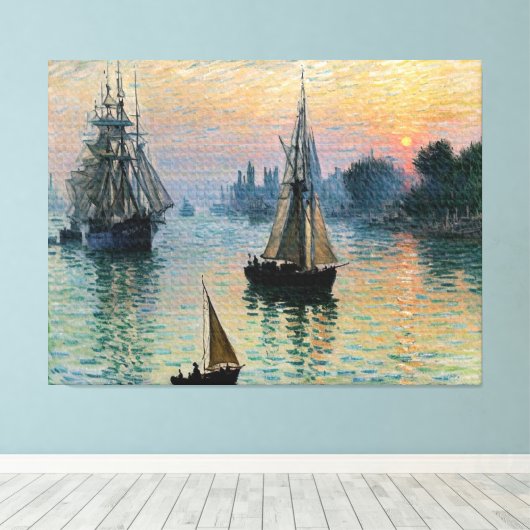 ファーストライトセーリング探検隊 キャンバスプリント (インサイチュ (ウッドフロア))