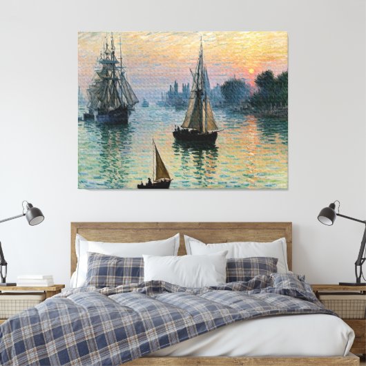 ファーストライトセーリング探検隊 キャンバスプリント (インサイチュ (寝室))