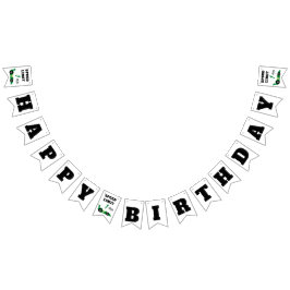 ファーストラップのまわりにザトラック、ハッピーバースデーデコール バンティングフラッグ
