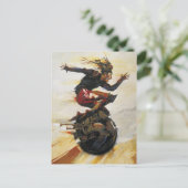 「ファーストレインで」 ポストカード (スタンド正面)