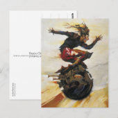 「ファーストレインで」 ポストカード (正面/裏面)