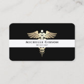 ファーストレスポンダーレスキュー医療ナースEMSカドゥセウス 名刺 (正面)