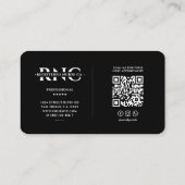 ファーストレスポンダーレスキュー医療ナースEMSカドゥセウス 名刺 (裏面)