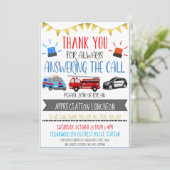 ファーストレスポンダー評価イベント招待状 招待状 (スタンド正面)