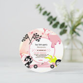 ファーストレースカーガールズ2nd誕生日パーティー 招待状 (スタンド正面)