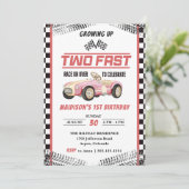 ファーストレースカーガール2nd誕生日パーティー 招待状 (スタンド正面)