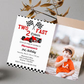 ファーストレースカーボーイズ2nd誕生日パーティー 招待状