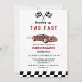 ファーストレースカーボーイ2nd合同誕生日パーティー 招待状 (正面)