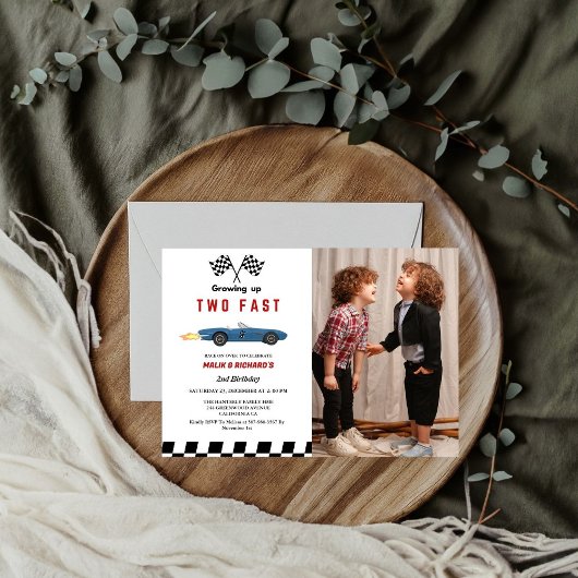 ファーストレースカーボーイ2nd合同誕生日パーティー 招待状