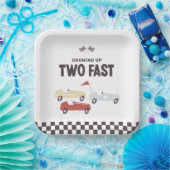 ファーストレースカー誕生日パーティー2 ペーパープレート (パーティー)