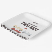 ファーストレースカー誕生日パーティー2 ペーパープレート (傾斜あり)