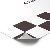 ファーストレースカー2nd少年の誕生日パーティーへようこそ ポスター (角)