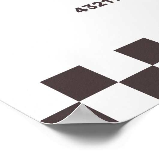 ファーストレースカー2nd少年の誕生日パーティーへようこそ ポスター (角)