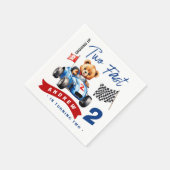 ファーストレースカー2nd誕生日 スタンダードカクテルナプキン (角)