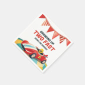 ファーストレースカー2nd誕生日 スタンダードカクテルナプキン (角)