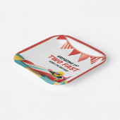 ファーストレースカー2nd誕生日 ペーパープレート (傾斜あり)