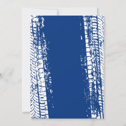 ファーストレースカー2nd誕生日 招待状 (裏面)