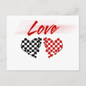 ファーストレーンでの愛 – ナスカーファン向け ポストカード (正面)