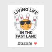 ファーストレーンでの生活おもしろいボーリング シール (シート)