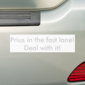 ファーストレーンのPrius! バンパーステッカー (車上)
