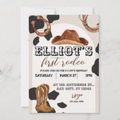 ファーストロデオウェスタンカウボーイ招待状 招待状 (正面)