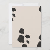 ファーストロデオウェスタンカウボーイ招待状 招待状 (裏面)