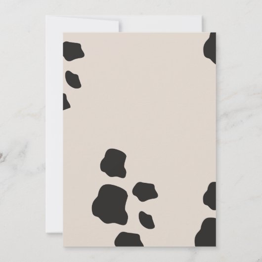 ファーストロデオウェスタンカウボーイ招待状 招待状 (裏面)