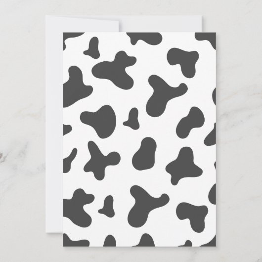 ファーストロデオウェスタン女性のカーボーイ誕生日招待状 招待状 (裏面)