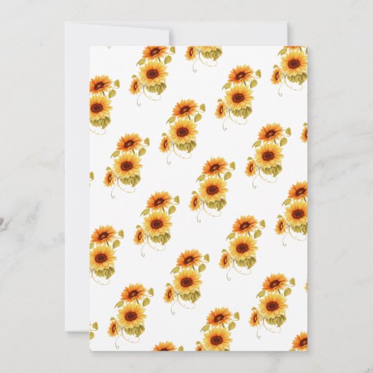 ファーストロデオウェスタン女性のカーボーイ1st誕生日 招待状 (裏面)