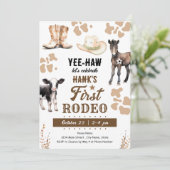 ファーストロデオウェスタン誕生日 招待状 (スタンド正面)