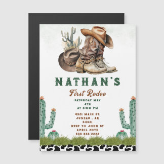 ファーストロデオウェスタン馬カウボーイハットサボテン