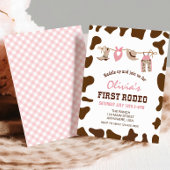 ファーストロデオウエスタンカウボーイファースト誕生日インビタティ 招待状