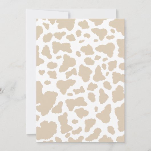 ファーストロデオウエスタンカウボーイ1st誕生日招待状 招待状 (裏面)