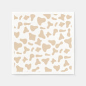 ファーストロデオウエスタンカウボーイ1st誕生日紙プラット スタンダードカクテルナプキン (正面)