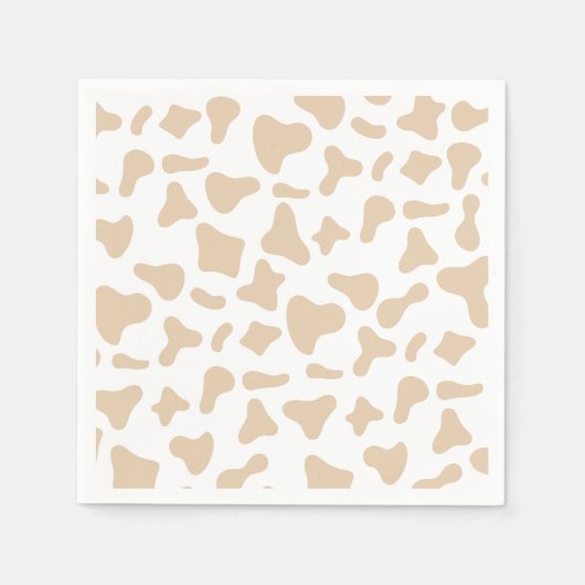 ファーストロデオウエスタンカウボーイ1st誕生日紙プラット スタンダードカクテルナプキン (正面)