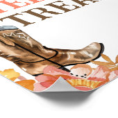 ファーストロデオウエスタンガールスウィートトリートサイン ポスター (角)