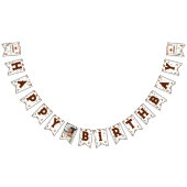 ファーストロデオウエスタンボーイストハッピーバースデー バンティングフラッグ (全)