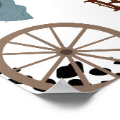 ファーストロデオウエスタンボーイファースト誕生日へようこそ ポスター (角)