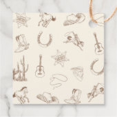 ファーストロデオカウボーイウェスタン誕生日サンキューユユーラベル フェイバータグ (裏面)