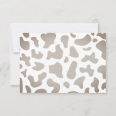 ファーストロデオカウボーイ服ウェスタンボーイ誕生日 サンキューカード (裏面)