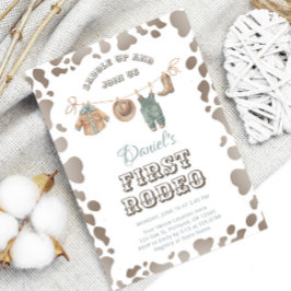 ファーストロデオカウボーイ服ウェスタンボーイ誕生日 招待状