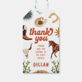 ファーストロデオカウボーイ誕生日 ギフトタグ