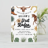 ファーストロデオカウボーイ誕生日 招待状 (スタンド正面)