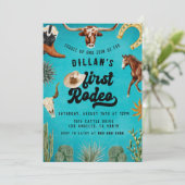 ファーストロデオカウボーイ誕生日 招待状 (スタンド正面)