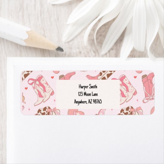 ファーストロデオガールズ差出人住所ラベル ラベル (インサイチュ)